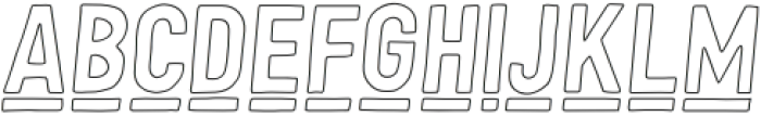 Goodwood Oblique Outline otf (400) FONT