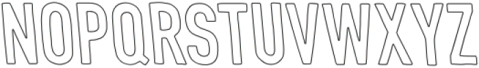 Goodwood Reverse Outline otf (400) Font UPPERCASE