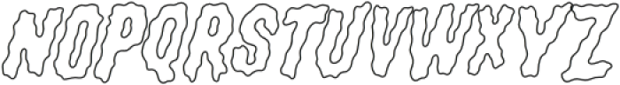 Goonies Monster Outline otf (400) Font UPPERCASE