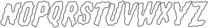 Goonies Monster Outline otf (400) Font LOWERCASE