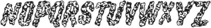 Goonies Monster Texture 1 otf (400) Font LOWERCASE