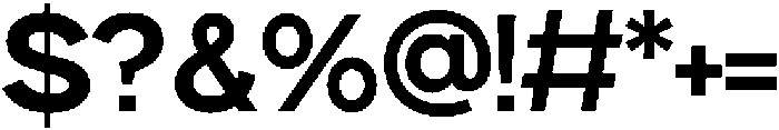 Gopadel Bold otf (700) Font OTHER CHARS