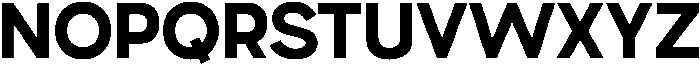 Gopadel Bold otf (700) Font UPPERCASE