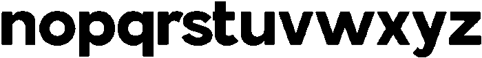Gopadel ExtraBold otf (700) Font LOWERCASE