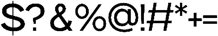 Gopadel Medium otf (500) Font OTHER CHARS