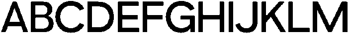 Gopadel Medium otf (500) Font UPPERCASE