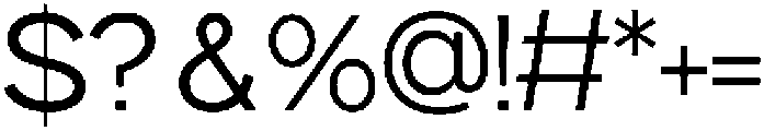 Gopadel Regular otf (400) Font OTHER CHARS