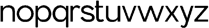 Gopadel Regular otf (400) Font LOWERCASE