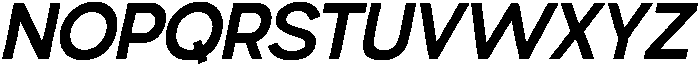 Gopadel SemiBold Oblique otf (600) Font UPPERCASE