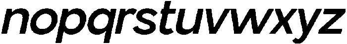Gopadel SemiBold Oblique otf (600) Font LOWERCASE