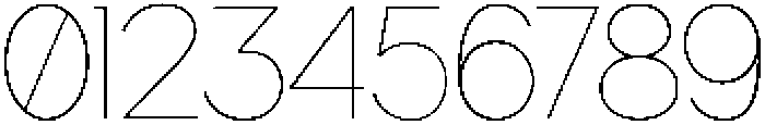 Gopadel Thin otf (100) Font OTHER CHARS