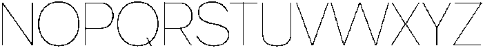 Gopadel Thin otf (100) Font UPPERCASE
