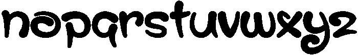 Gope Regular otf (400) Font LOWERCASE
