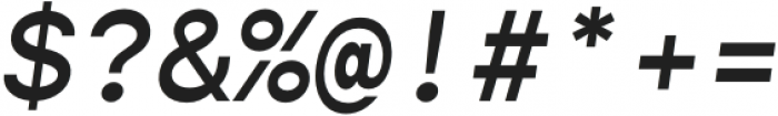 Gopher Mono Medium Italic otf (500) Font OTHER CHARS