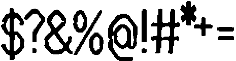 Goqu ttf (400) Font OTHER CHARS