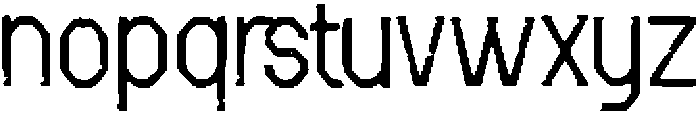 Goqu ttf (400) Font LOWERCASE