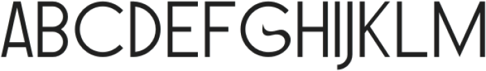Goredo Regular otf (400) Font UPPERCASE