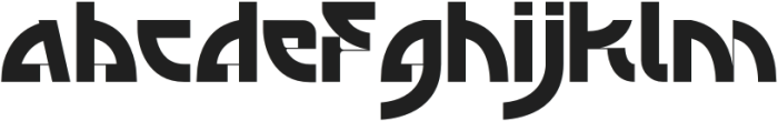 Goretax otf (400) Font LOWERCASE