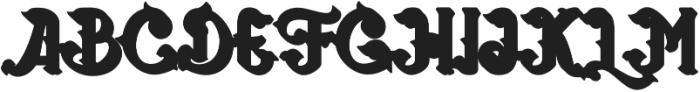 Gorga Font Shadow otf (400) Font UPPERCASE