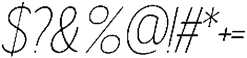 Gorga S Light It otf (300) Font OTHER CHARS