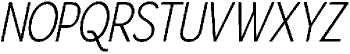 Gorga S Medium It otf (500) Font UPPERCASE