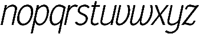Gorga S Medium It otf (500) Font LOWERCASE