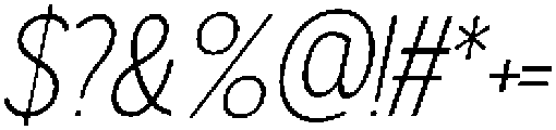 Gorga S Regular It otf (400) Font OTHER CHARS