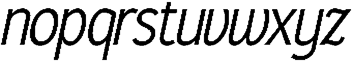 Gorga S SemiBold It otf (600) Font LOWERCASE