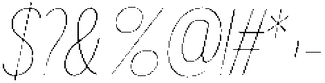 Gorga S X Light SemiCondensed It otf (300) Font OTHER CHARS