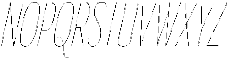 Gorga S X Light Ult Condensed It otf (300) Font UPPERCASE