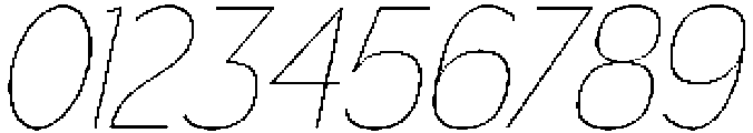 Gorga S X Light X Expanded It otf (300) Font OTHER CHARS