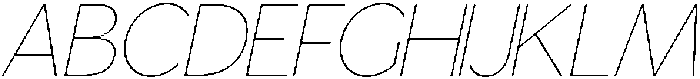 Gorga S X Light X Expanded It otf (300) Font UPPERCASE