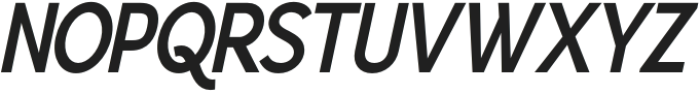 Gorga Sans Black Semi Expanded Italic otf (900) Font UPPERCASE