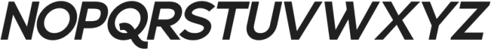 Gorga Sans Black Ultra Expanded Italic otf (900) Font UPPERCASE