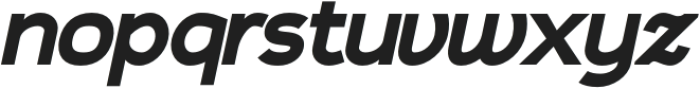 Gorga Sans Black Ultra Expanded Italic otf (900) Font LOWERCASE