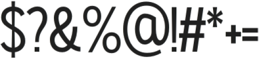 Gorga Sans Bold otf (700) Font OTHER CHARS