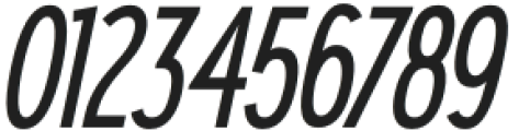 Gorga Sans Extra Bold Condensed Italic otf (700) Font OTHER CHARS