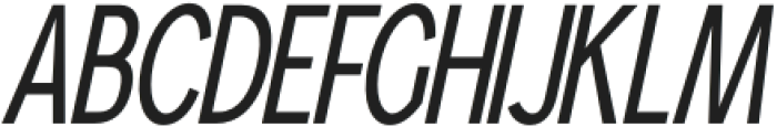 Gorga Sans Extra Bold Condensed Italic otf (700) Font