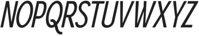Gorga Sans Extra Bold Condensed Italic otf (700) Font UPPERCASE