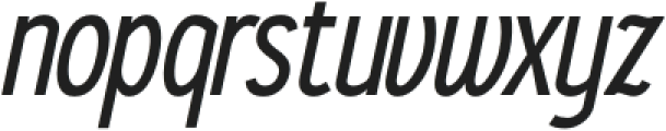 Gorga Sans Extra Bold Condensed Italic otf (700) Font LOWERCASE