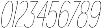 Gorga Sans Extra Light Condensed Italic otf (200) Font OTHER CHARS