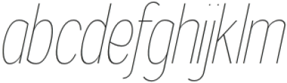 Gorga Sans Extra Light Condensed Italic otf (200) FONT
