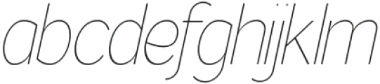 Gorga Sans Extra Light Semi Expanded Italic otf (200) FONT