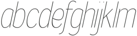 Gorga Sans Extra Light SemiCondensed Italic otf (200) FONT