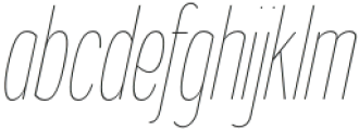 Gorga Sans Extra Light Ultra Condensed Italic otf (200) FONT