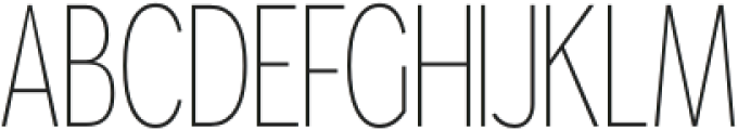 Gorga Sans Light Condensed otf (300) Font UPPERCASE