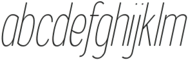 Gorga Sans Light Extra Condensed Italic otf (300) FONT