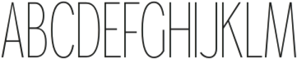 Gorga Sans Light Extra Condensed otf (300) Font UPPERCASE