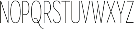 Gorga Sans Light Extra Condensed otf (300) Font UPPERCASE