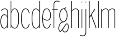 Gorga Sans Light Extra Condensed otf (300) FONT